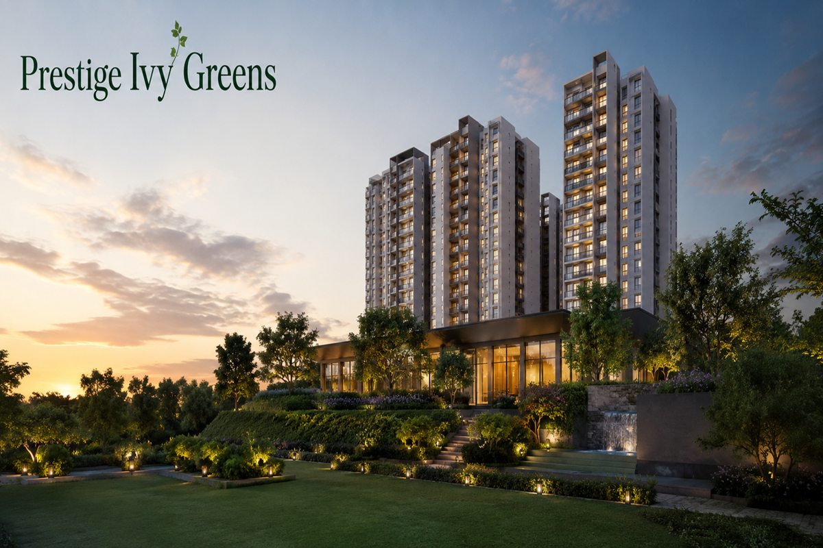 Prestige Ivy Green Logo - Premium Residential Project in Varthur Road