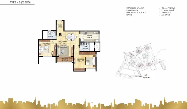 Floor Plan Variants Prestige Ivy Green Floor Plan - 1, 2 and 3 Bed Configurations