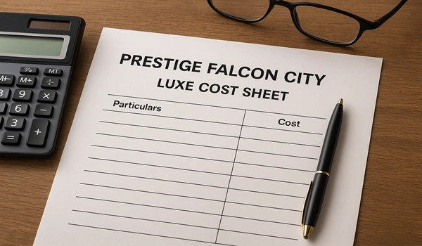 Prestige Ivy Green Cost Sheet